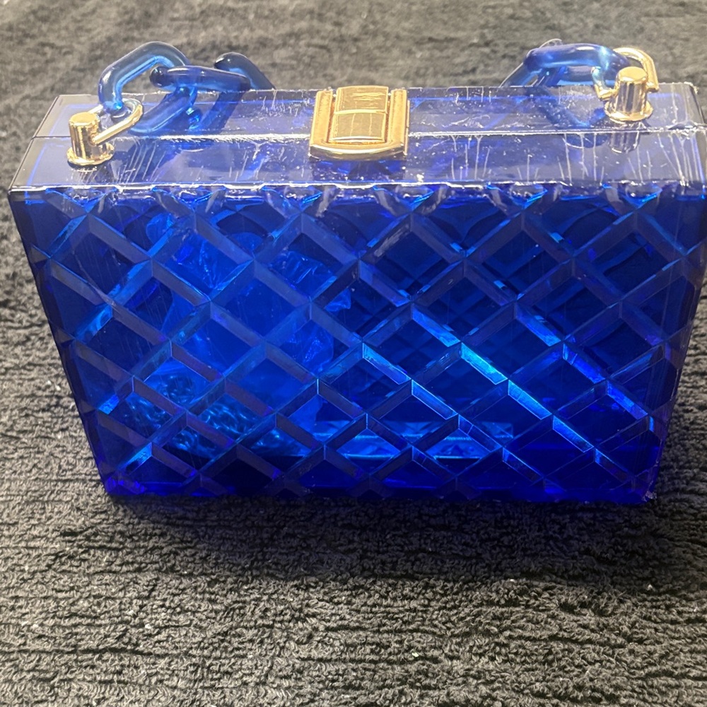 Elegant Blue Crossbody Bag